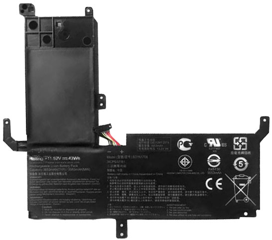 Erstatte Bærbar Batteri til ASUS VivoBook-Flip-15-TP510UA-E8077T Erstatte Bærbar Batteri ASUS til VivoBook-Flip-15-TP510UA-E8077T