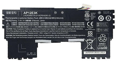 Erstatte Bærbar Batteri til Acer Aspire-S7-191-53334G12ASS Erstatte Bærbar Batteri Acer til Aspire-S7-191-53334G12ASS