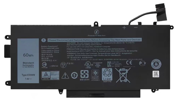 Erstatte Bærbar Batteri til Dell 725KY Erstatte Bærbar Batteri Dell til 725KY
