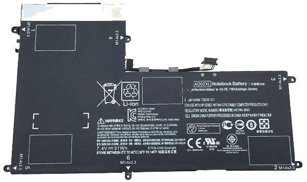 Erstatte Bærbar Batteri til hp ElitePad-1000-G2-G4S85UT Erstatte Bærbar Batteri hp til ElitePad-1000-G2-G4S85UT