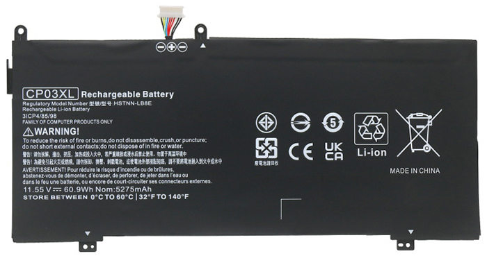 Erstatte Bærbar Batteri til hp Spectre-X360-13-AE010TU Erstatte Bærbar Batteri hp til Spectre-X360-13-AE010TU