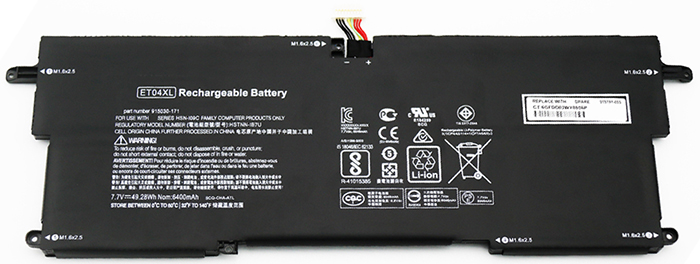 Erstatte Bærbar Batteri til hp ET04049XL Erstatte Bærbar Batteri hp til ET04049XL