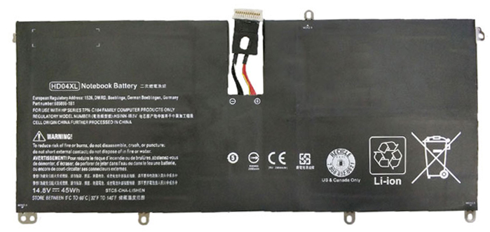 Erstatte Bærbar Batteri til hp Envy-Spectre-XT-13-2120tu Erstatte Bærbar Batteri hp til Envy-Spectre-XT-13-2120tu