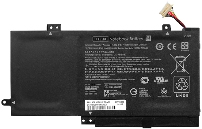 Erstatte Bærbar Batteri til hp Pavilion-13-S035NO Erstatte Bærbar Batteri hp til Pavilion-13-S035NO