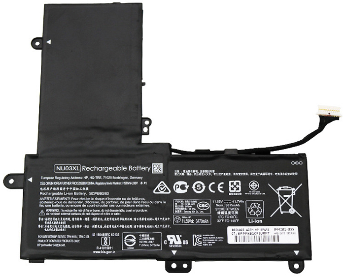 Erstatte Bærbar Batteri til hp HSTNN-UB6V Erstatte Bærbar Batteri hp til HSTNN-UB6V