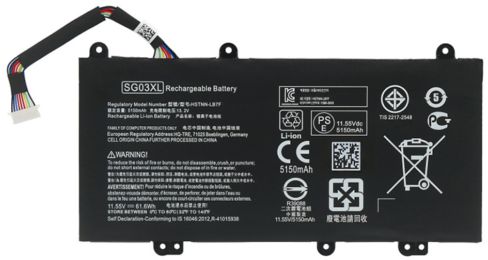 Erstatte Bærbar Batteri til hp 849315-850 Erstatte Bærbar Batteri hp til 849315-850