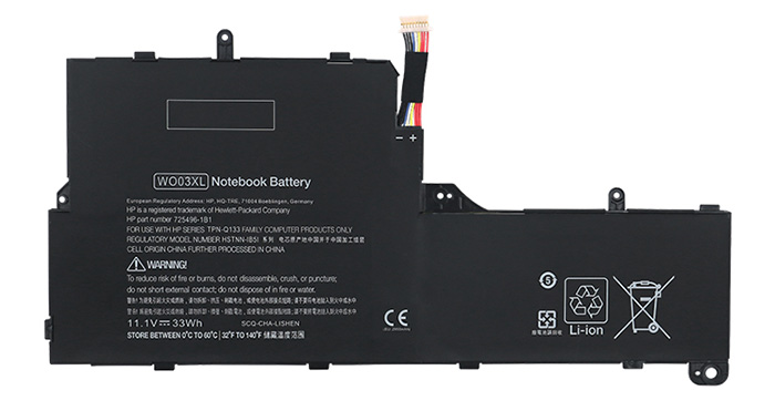 Erstatte Bærbar Batteri til HP Split-13T-M100-CTO-X2-Series Erstatte Bærbar Batteri HP til Split-13T-M100-CTO-X2-Series