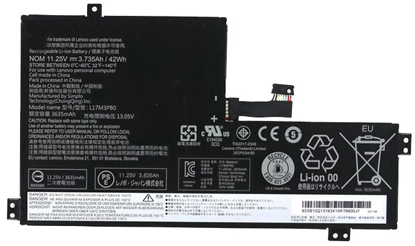 Erstatte Bærbar Batteri Lenovo  til 3ICP5/55/90 