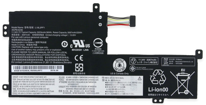 Erstatte Bærbar Batteri Lenovo  til Ideapad-L340-15API 