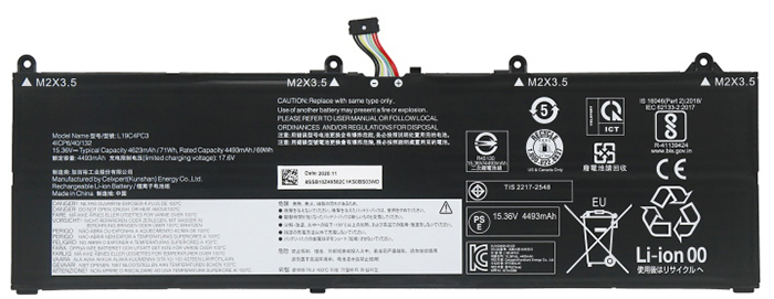 Erstatte Bærbar Batteri til LENOVO Legion-R9000X-2021 Erstatte Bærbar Batteri LENOVO til Legion-R9000X-2021