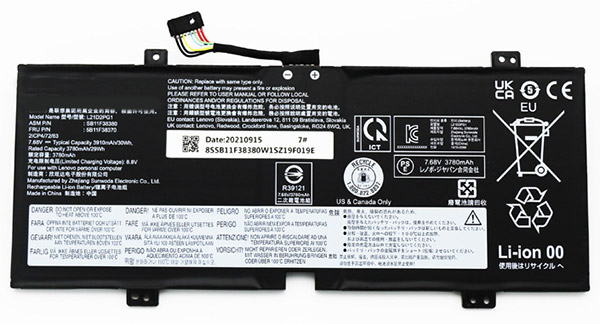 Erstatte Bærbar Batteri Lenovo  til L21C2PG1 