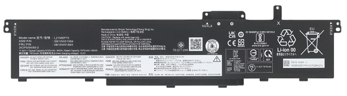 Erstatte Bærbar Batteri LENOVO  til L21L6P70 