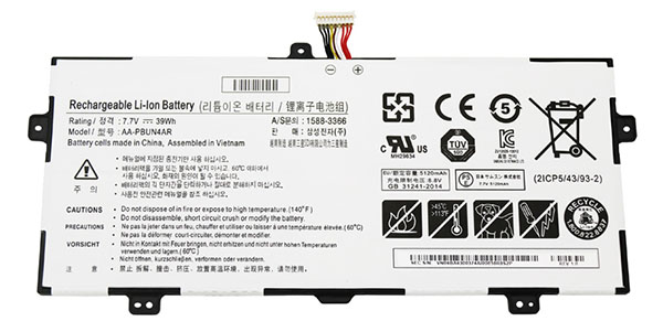 Erstatte Bærbar Batteri SAMSUNG  til NP940X3L 
