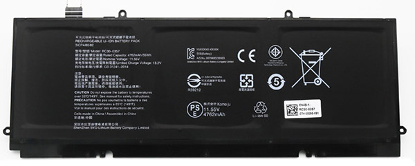 Erstatte Bærbar Batteri til RAZER Razer-book-13 Erstatte Bærbar Batteri RAZER til Razer-book-13