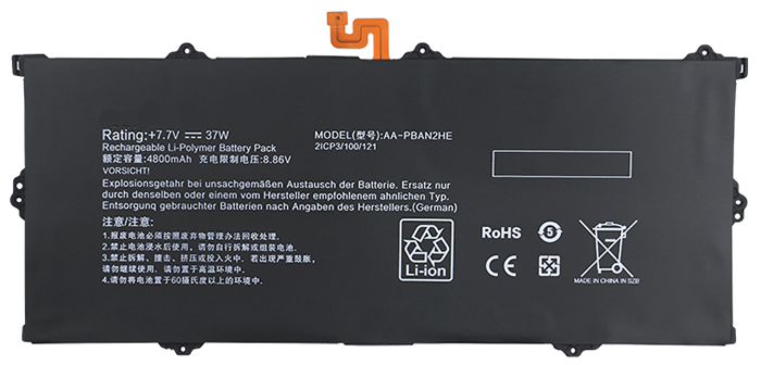 Erstatte Bærbar Batteri til SAMSUNG AA-PBAN2HE Erstatte Bærbar Batteri SAMSUNG til AA-PBAN2HE