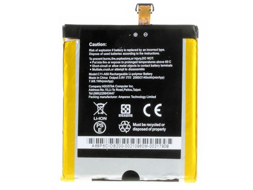 Erstatte Bærbar Batteri til ASUS PadFone2-A68 Erstatte Bærbar Batteri ASUS til PadFone2-A68